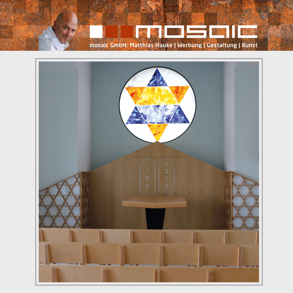 Werbeagentur mosaic - Kleine Synagoge - Davidstern