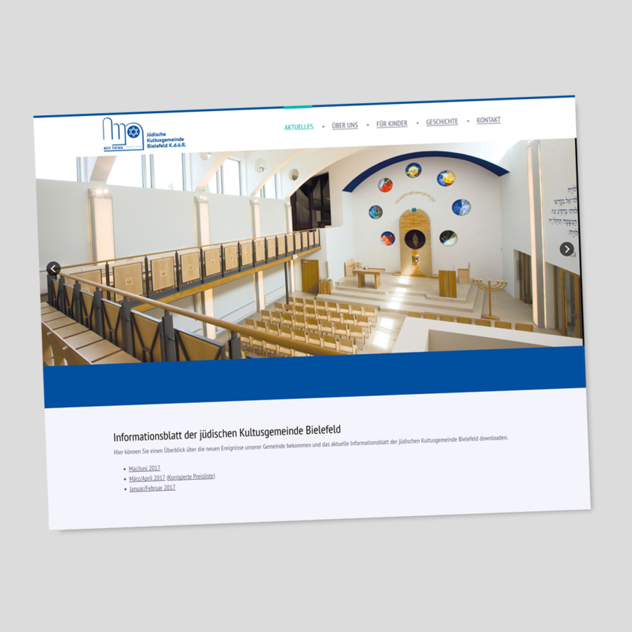Jüdische Gemeinde Bielefeld - Website