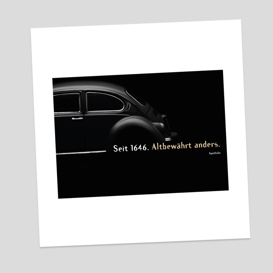 Slogans - Apotheke - Altbewährt anders