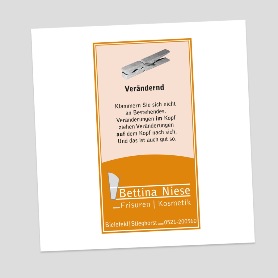 Anzeigen Werbeanzeige - Verändernd